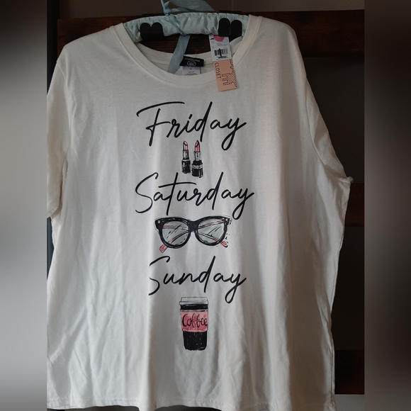 Friday, Saturday, Sunday, Coffee T-Shirt - Picture 2 of 3